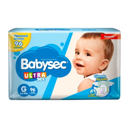 Pañal Ultrasec G Babysec 96 Un