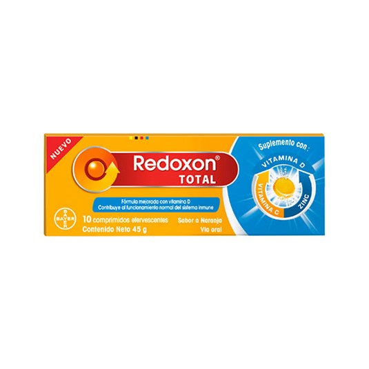 Total Tabletas Efervescente Redoxon X 10 Uni