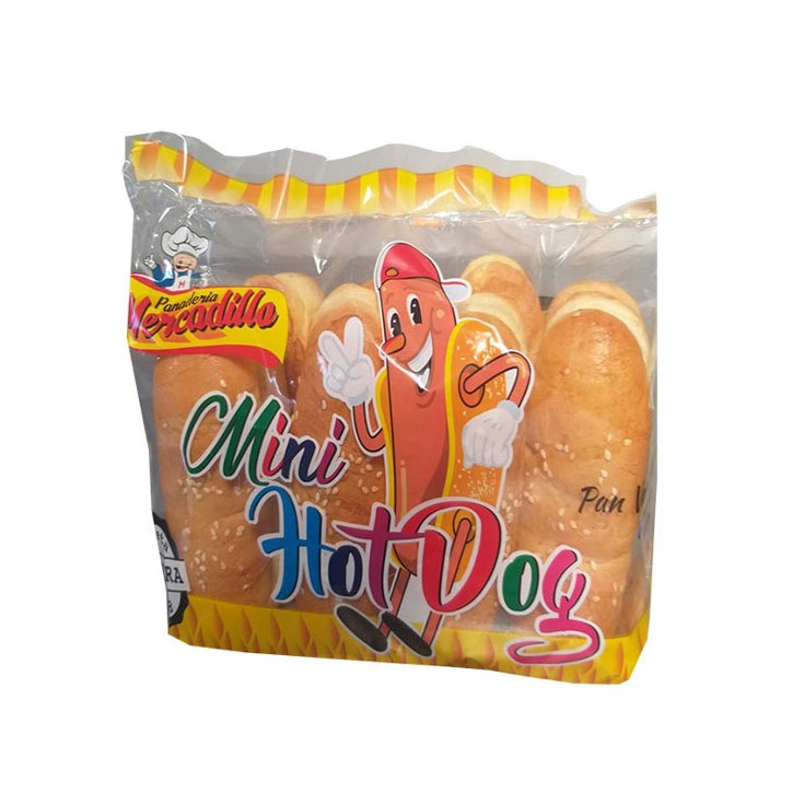 Pan Hot Dog Mini Mercadillo 8 Un.