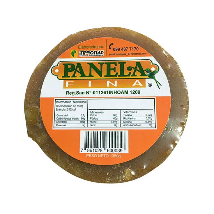 Fina Panela Redonda 1350 Gr