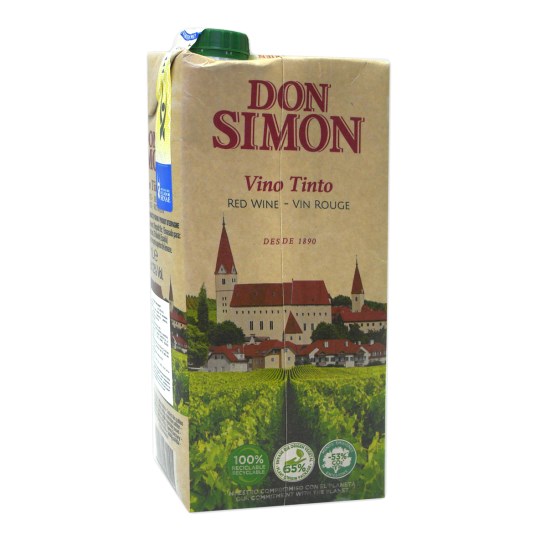 Don simon vino tinto tetrapack 1 lt.