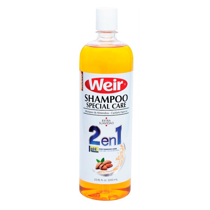 Shampoo 2 en 1 de almendras Weir 1000ml