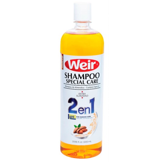 Shampoo 2 en 1 de almendras Weir 1000ml