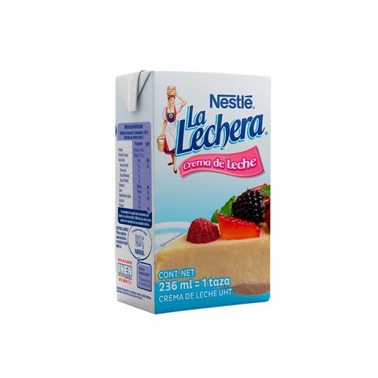Cartón La Lechera Crema De Leche 236 Ml.