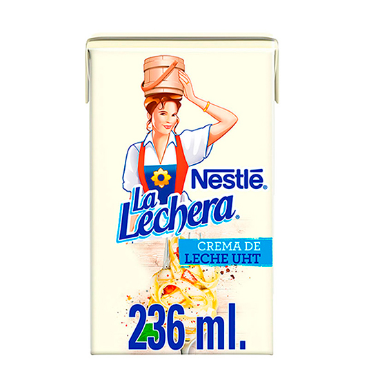 Cartón La Lechera Crema De Leche 236 Ml.