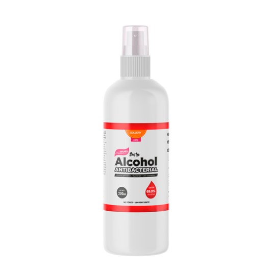 Alcohol al 69,9% Goldery frasco de 200 ml