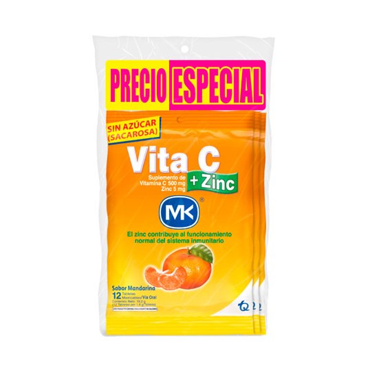 Pack Pague Dos Lleve Tres Mk Vitamina C Mas Z