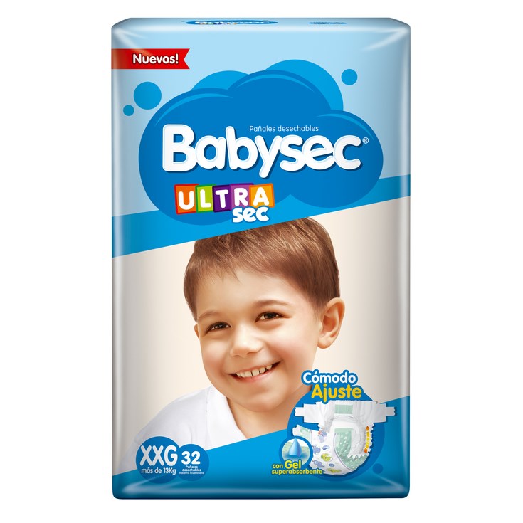 Pañal Ultrasec Xxg Babysec 32 Un