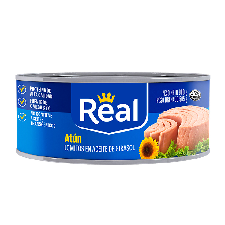 Real Atun En Girasol 900 Gr.