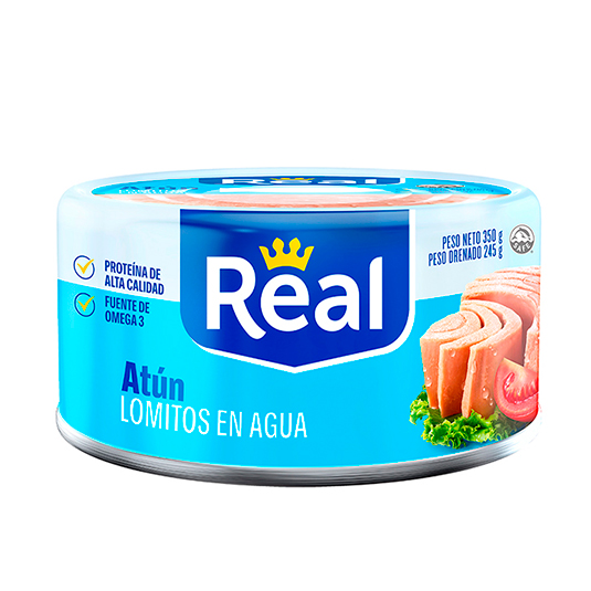 Atún Agua Abre Fácil Real 350 Gr