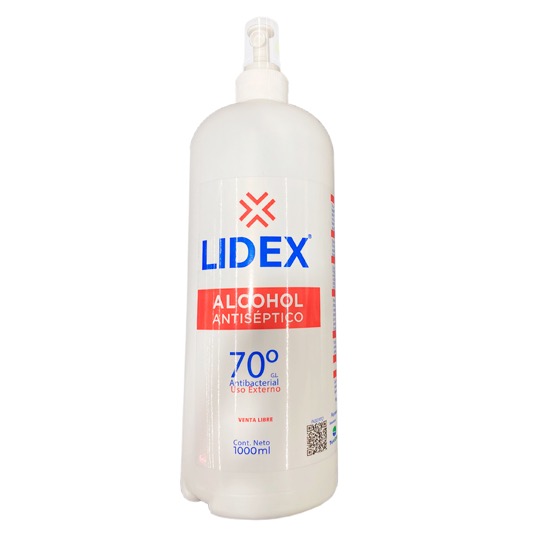 Lidex alcohol antiseptico al 70%- 1lt