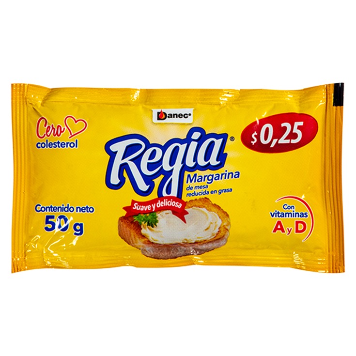 Regia margarina sachet 50 gr