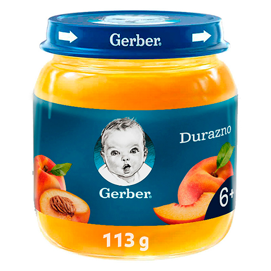 Compota De Durazno Gerber 113 Gr