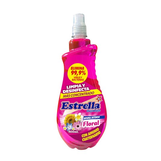 Desinfectante Floral Fresa Estrella 900 ml.