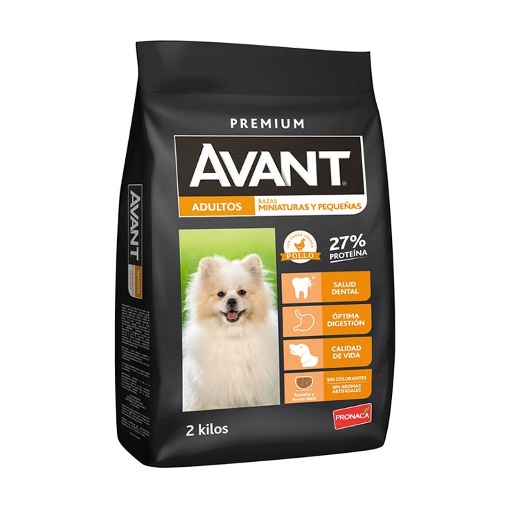 Comida Para Perro Avant Adultos Miniaturas Y Pequeñas De 2Kg