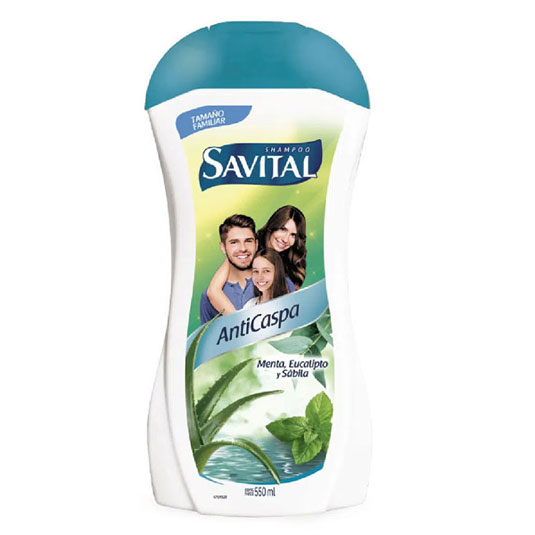 Shampoo Anticaspa Savital 550 ml