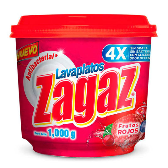 Lavaplatos Zagaz Frutos Rojos 1000 Gr.