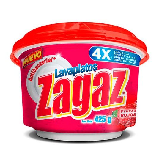 Lavaplatos Zagaz Frutos Rojos 425Gr.