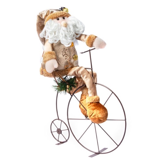 Adorno Santa Bicicleta