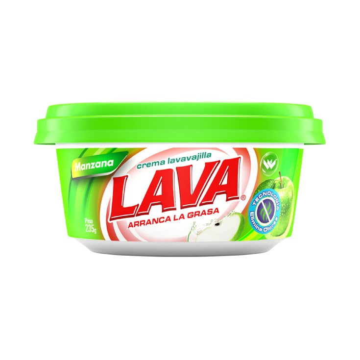 Lavavajilla Lava Crema Manzana 235 Gr.