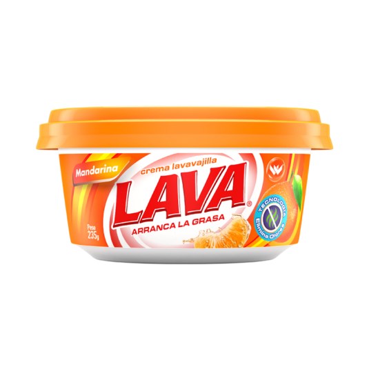 Lavavajilla Lava Crema Mandarina 235 Gr.