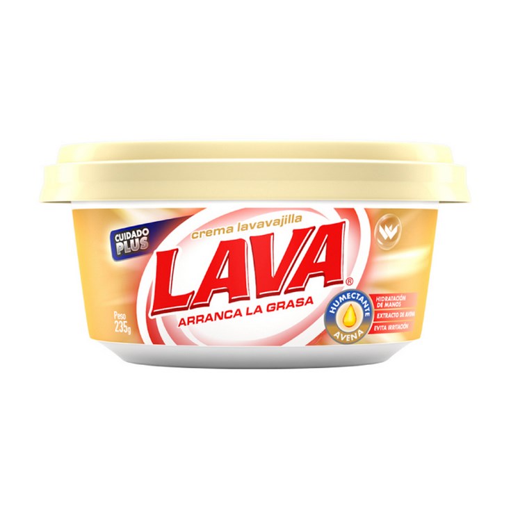 Lavavajilla Lava Crema Avena 235 Gr.