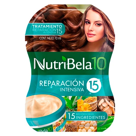 nutribela 15 sachet tratamiento reparacion intensiva 70 ml