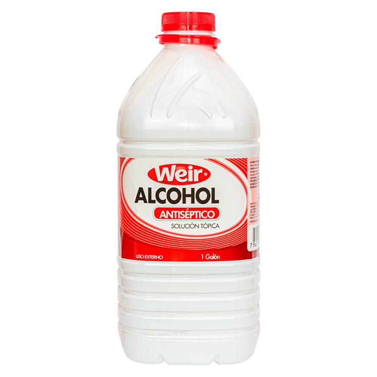 Weir galon alcohol antiseptico