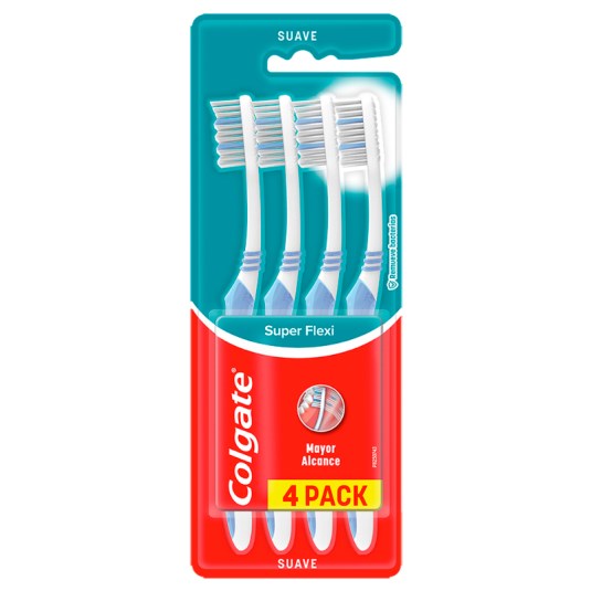 Cepillo Dental Colgate Super Flexi x 4 uni