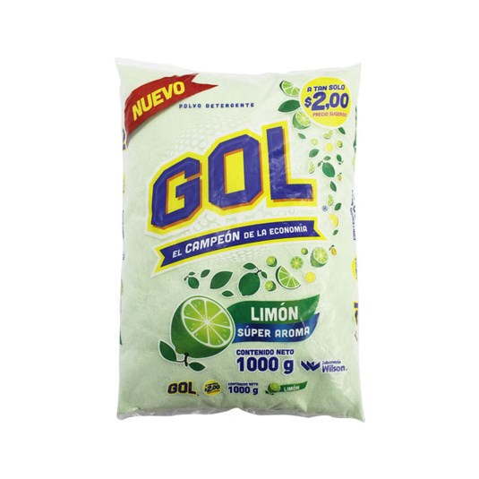 Detergente en polvo limon Gol 1kg