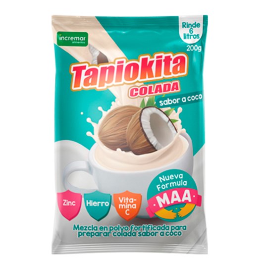 Colada Sabor a Coco Tapiokita 200 Gr