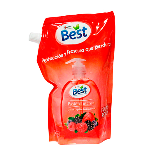 Jabon Frutos Rojos Best Doy Pack 800 ml