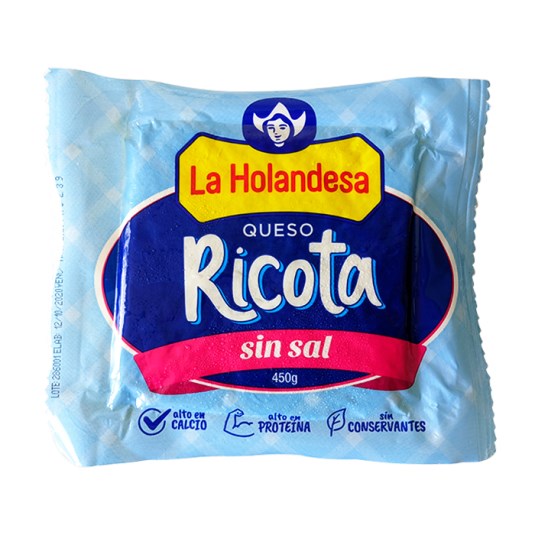 Queso Ricotta Requeson La Holandesa 450 Gr.