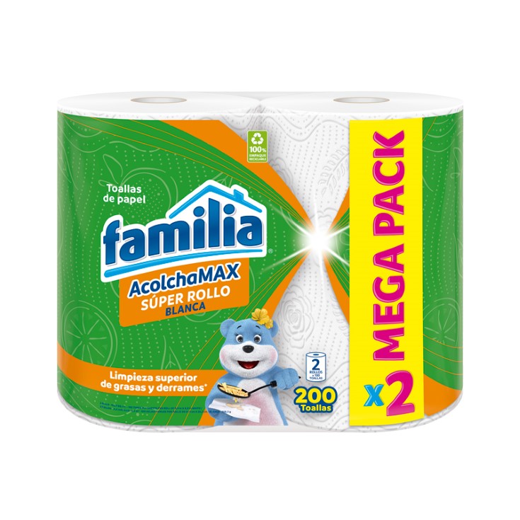 Toallas Acolchamax Familia 2 Rollos Precio Esp