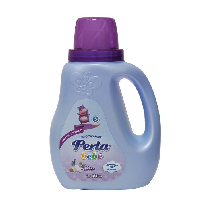 Detergente Líquido Para Bebe Perla 900 Ml