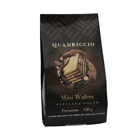 Waffer Cacao Quadriccio 120 Gr