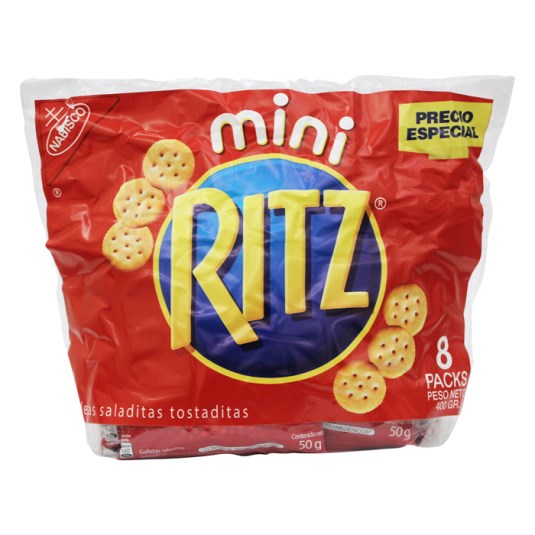 Mini Ritz Pack X 8 Uni 400 Gr