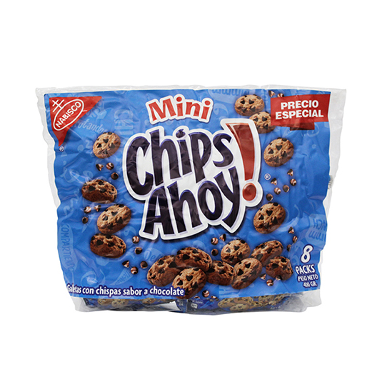 Pack X 8 Uni Chips Ahoy 400 Gr
