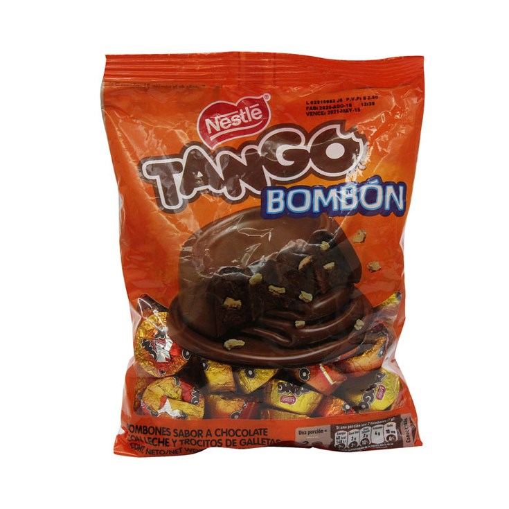 Bombom Chocolate Leche Tango 175 Gr