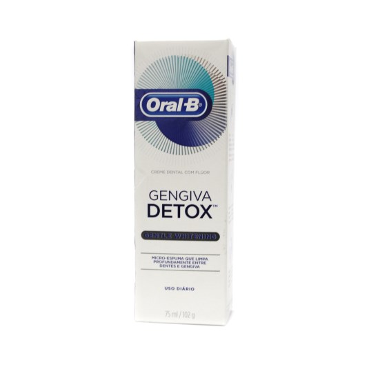 Pasta Dental Con Fluor Encias Detox Gen Oral-B