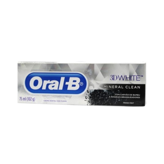 Pasta Dental Oralb 3D White Mineral Clean 75Ml