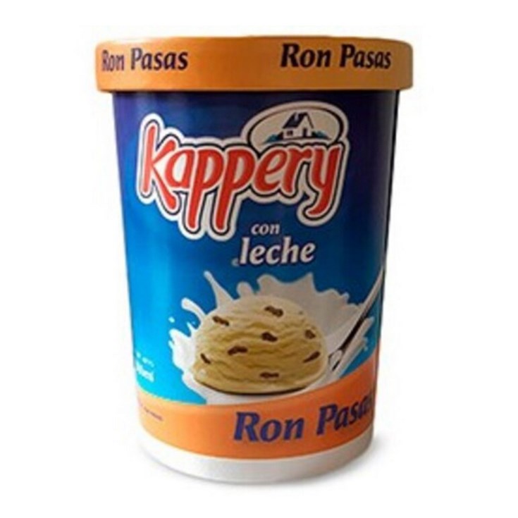 Helado Kappery De Ron Pasas 900Ml