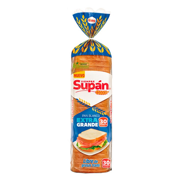 Pan Blanco Supan 750Gr.