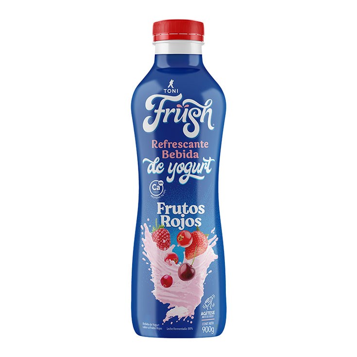 Bebida Toni Frush De Yogurt Frutos Rojos 900 Gr