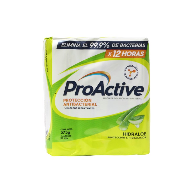 Jabon Barra Hidraloe Proactive 375 Gr