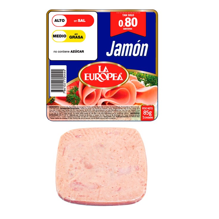 Jamón La Europea 85 Gr