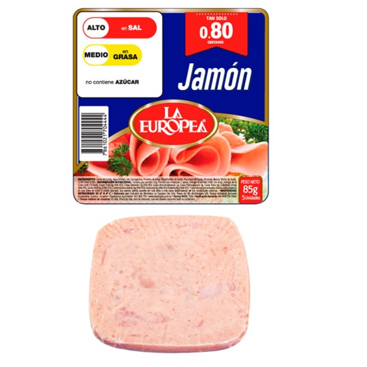 Jamón La Europea 85 Gr