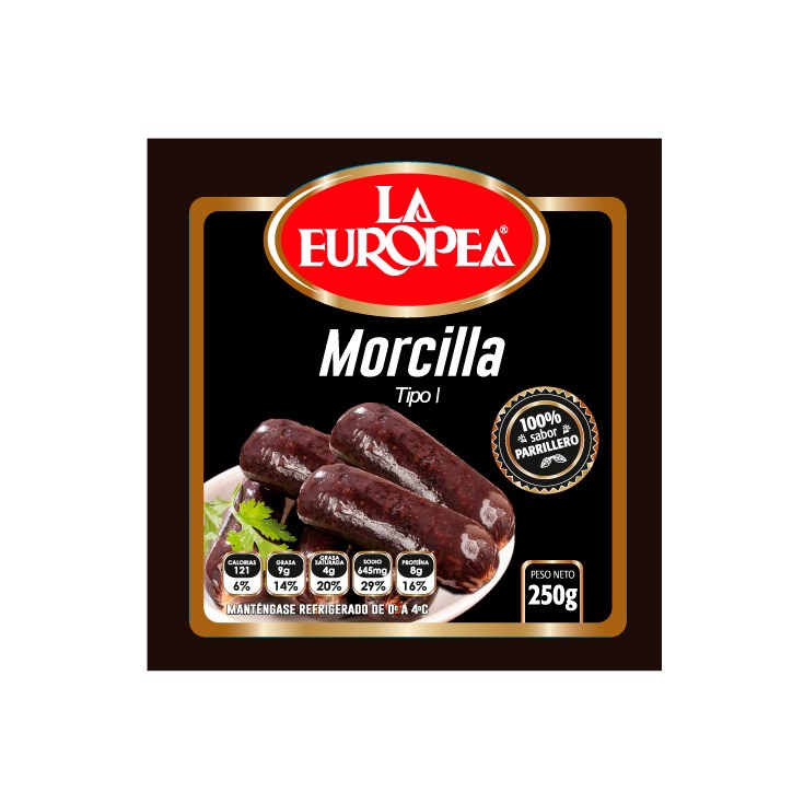 Morcilla La Europea 250 Gr