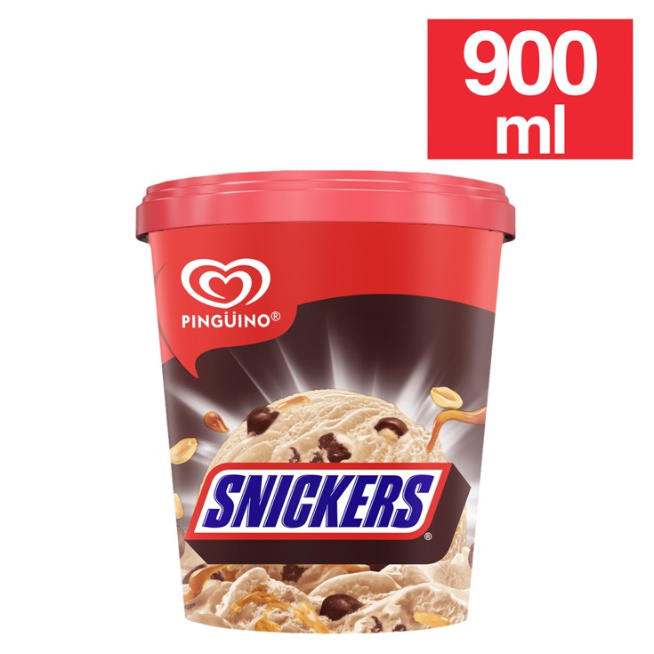 Helado Snickers Pingüino 900 Ml