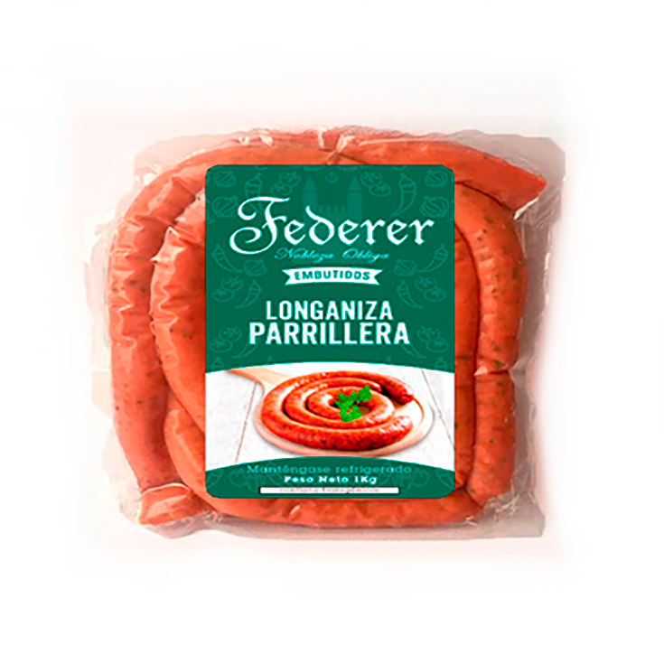 Longaniza Parrillera Federer 1 Kg.